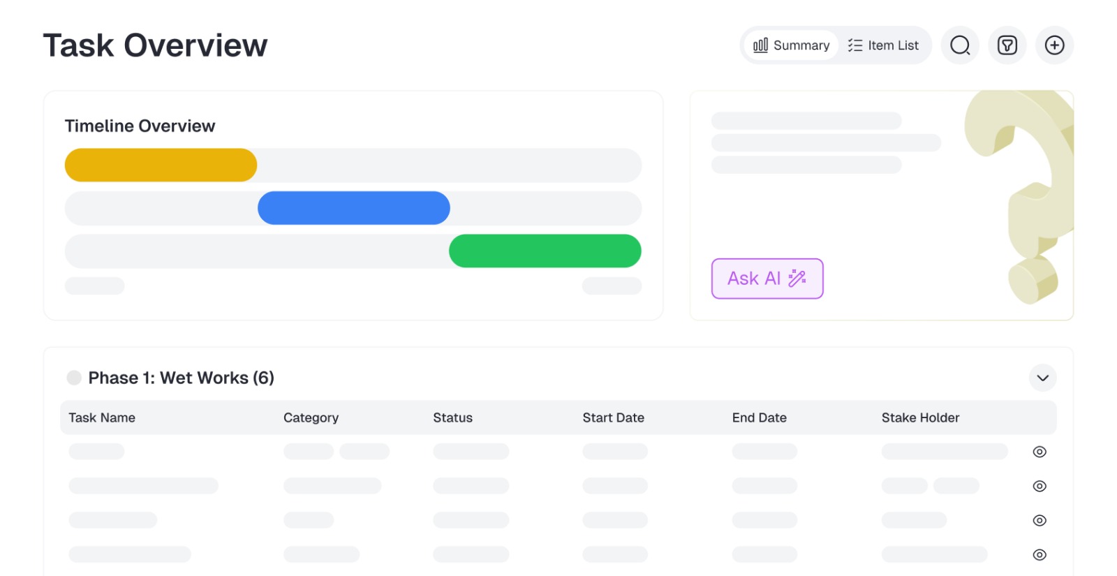 Task Management Content